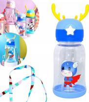 Garrafa De Água Com Canudinho Fofa Para Bebês Garrafa De Água Com Canudinho Fofa Para Bebês