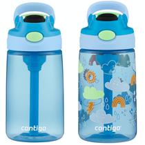 Garrafa de água Contigo Kids AUTOSPOUT Straw 414ml, pacote com 2 unidades, sem BPA
