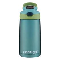 Garrafa de água Contigo Kids Straw em aço inoxidável 380mL Ocean