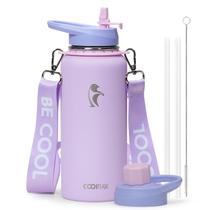 Garrafa de água Coolflask 950ml de aço inoxidável isolado