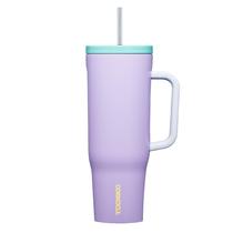 Garrafa de água Corkcicle Cruiser Purple Dolphin 1,2 L com alça Garrafa de água Corkcicle Cruiser Purple Dolphin 1,2 L com alça