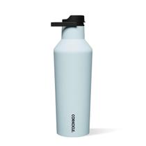 Garrafa de água Corkcicle Sport Canteen isolada 950ml azul em pó Garrafa de água Corkcicle Sport Canteen isolada 950ml azul em pó