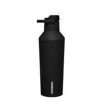 Garrafa de água Corkcicle Sport Canteen Isolada 950mL Preta Garrafa de água Corkcicle Sport Canteen Isolada 950mL Preta