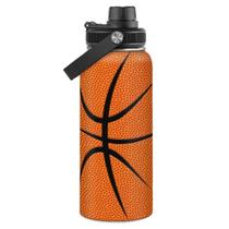 Garrafa de água de basquete SANDJEST 950ml em aço inoxidável