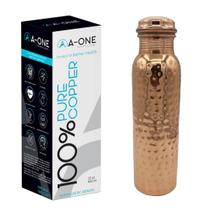 Garrafa de Água de Cobre A-ONE 950ml com Design Martelado