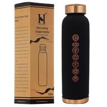 Garrafa de Água de Cobre HealthGoodsIn 950 ml Preto Fosco Garrafa de Água de Cobre HealthGoodsIn 950 ml Preto Fosco