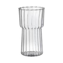 Garrafa De Água De Vidro Resistente Ao Calor Com Formato De Onda Para Chá, Café, Suco, Leite,