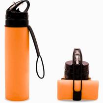 Garrafa De Água Dobrável Squeeze Corrida Academia 600ml Garrafa De Água Dobrável Squeeze Corrida Academia 600ml