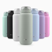 Garrafa de Água Ello Cooper 946ml em Aço Inoxidável com Palha