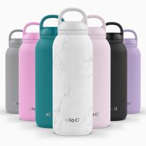 Garrafa de Água Ello Cooper Twist 1.2L - Aço Inoxidável Branco