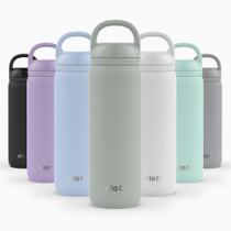 Garrafa de Água Ello Cooper Twist 650ml em Aço Inoxidável - Cor Sage