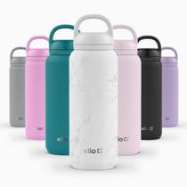 Garrafa de Água Ello Cooper Twist 946ml - Aço Inoxidável Branca