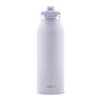 Garrafa de Água Ello Pop & Fill 1,2L em Aço Inoxidável - Cor Aurora