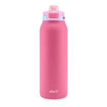 Garrafa de Água Ello Pop & Fill 946ml em Aço Inoxidável - Cor Cereja
