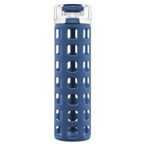 Garrafa de água Ello Syndicate de vidro reutilizável 590 ml azul sem BPA Garrafa de água Ello Syndicate de vidro reutilizável 590 ml azul sem BPA