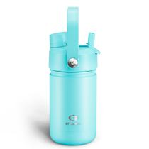 Garrafa de água ENCOOL Kids 350ml de canudo de aço inoxidável 24h Garrafa de água ENCOOL Kids 350ml de canudo de aço inoxidável 24h