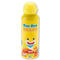 Garrafa De Água Escolar Squeeze Inox 500ml Doo Doo Shark Criança Garrafa Infantil Envio Imediato
