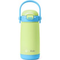 Garrafa de água Fimibuke Kids Isolada 420mL com tampa e alça de palha