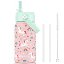 Garrafa de água Fimibuke Kids Isolada 420ml em aço inoxidável Garrafa de água Fimibuke Kids Isolada 420ml em aço inoxidável