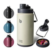 Garrafa de água GARRAFA DE ÁGUA GARRAFA ISOLADA DE 1,9 L com palha e tampa cinza Garrafa de água GARRAFA DE ÁGUA GARRAFA ISOLADA DE 1,9 L com palha e tampa cinza