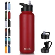 Garrafa de água HASLE OUTFITTERS em aço inoxidável 1,2 L com 2 tampas Garrafa de água HASLE OUTFITTERS em aço inoxidável 1,2 L com 2 tampas