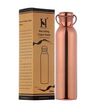 Garrafa de água HealthGoods in Pure Copper 1000 mL com alça