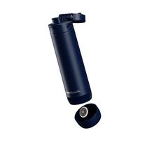 Garrafa de água HidrateSpark PRO 2 620 ml com capa de silicone Navy Garrafa de água HidrateSpark PRO 2 620 ml com capa de silicone Navy