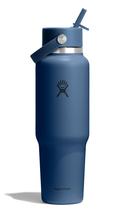 Garrafa de água Hydro Flask 40 oz térmica à prova de vazamentos azul