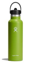 Garrafa de água Hydro Flask 621 ml com tampa Flex Straw à prova de vazamentos