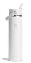 Garrafa de água Hydro Flask 710 ml térmica à prova de vazamentos branca Garrafa de água Hydro Flask 710 ml térmica à prova de vazamentos branca