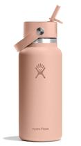 Garrafa de água Hydro Flask 946 ml de boca larga com tampa de palha flexível Garrafa de água Hydro Flask 946 ml de boca larga com tampa de palha flexível