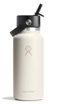 Garrafa de água Hydro Flask 950ml Wide Mouth Flex Straw Cap Garrafa de água Hydro Flask 950ml Wide Mouth Flex Straw Cap