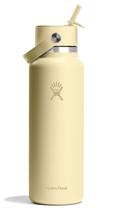 Garrafa de água Hydro Flask de 1,2 L de boca larga com tampa de palha flexível