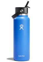 Garrafa de água Hydro Flask Isolada em Aço Inoxidável 1,2 L Azul Garrafa de água Hydro Flask Isolada em Aço Inoxidável 1,2 L Azul