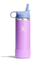 Garrafa de água Hydro Flask Kids 500mL com tampa de palha Anemone Garrafa de água Hydro Flask Kids 500mL com tampa de palha Anemone