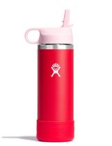 Garrafa de água Hydro Flask Kids 500mL com tampa de palha Goji