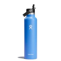 Garrafa de água Hydro Flask Standard 710mL com tampa de palha Garrafa de água Hydro Flask Standard 710mL com tampa de palha