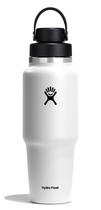 Garrafa de água Hydro Flask Wide Flex Chug Cap 950 ml branca Garrafa de água Hydro Flask Wide Flex Chug Cap 950 ml branca