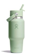 Garrafa de água Hydro Flask Wide Flex Straw 700mL Aloe Garrafa de água Hydro Flask Wide Flex Straw 700mL Aloe