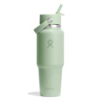 Garrafa de água Hydro Flask Wide Flex Straw 950ml Aloe Green