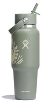 Garrafa de água Hydro Flask Wide Flex Straw 950ml Botanical Bliss