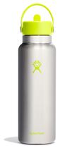 Garrafa de água Hydro Flask Wide Flex Straw Cap 1,2 L limão