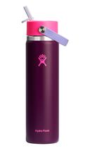 Garrafa de água Hydro Flask Wide Flex Straw Cap 700 ml Sugarplum