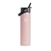 Garrafa de água Hydro Flask Wide Flex Straw Cap 700mL Trillium