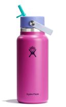 Garrafa de água Hydro Flask Wide Flex Straw Cap 946ml Holiday