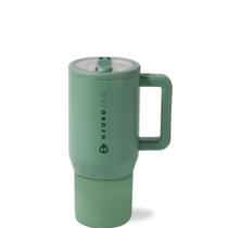 Garrafa de água HydroJug Kids 600 ml isolada com canudo e alça