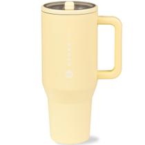 Garrafa de água HydroJug Traveler 1,2 L com alça e canudo giratório Garrafa de água HydroJug Traveler 1,2 L com alça e canudo giratório