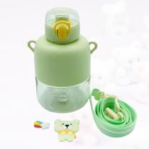Garrafa De Água Infantil com Alça e Canudo 720ml