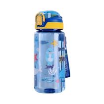 Garrafa De Água Infantil Com Desenho Animado 400-650ML, Copo Antivazamento Com Canudo E Alça,