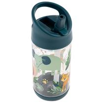 Garrafa de água infantil com tampa flip top Stephen Joseph 295 ml livre de BPA Garrafa de água infantil com tampa flip top Stephen Joseph 295 ml livre de BPA